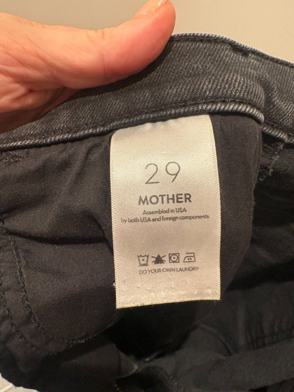 MOTHER The Hustler Roller Sneak High-Rise Wide-Leg Jeans - color Not Today Sata - Picture 3 of 6